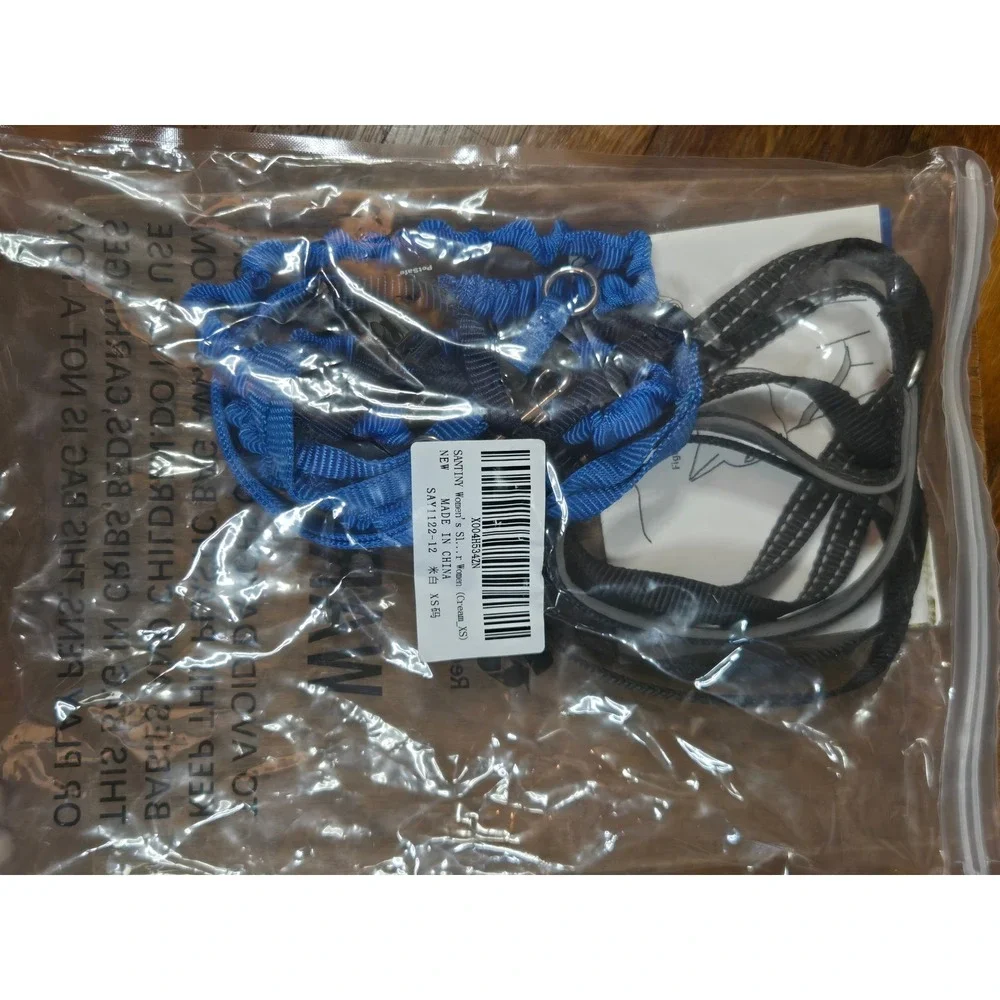 PetSafe Come With Me Kitty Harness and Bungee Leash Royal Blue Royal Black XS